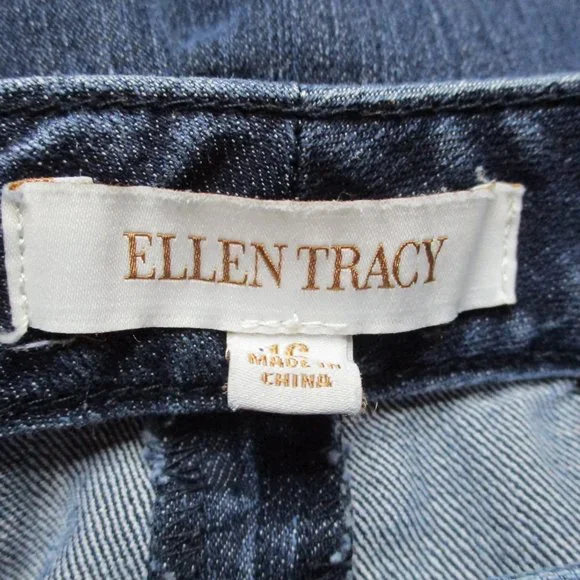 Ellen Tracy Trouser Style Jeans - Picture 5 of 6